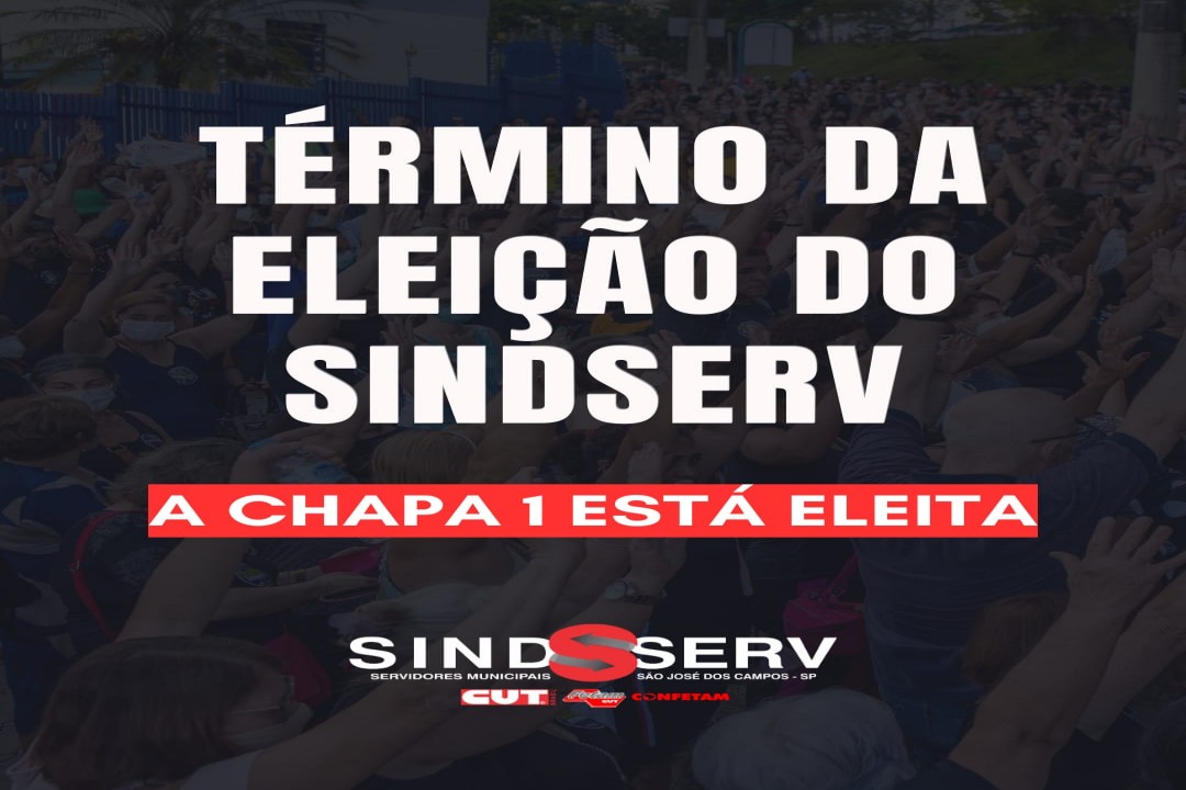 CHAPA 1 É ELEITA COM 95% DOS VOTOS